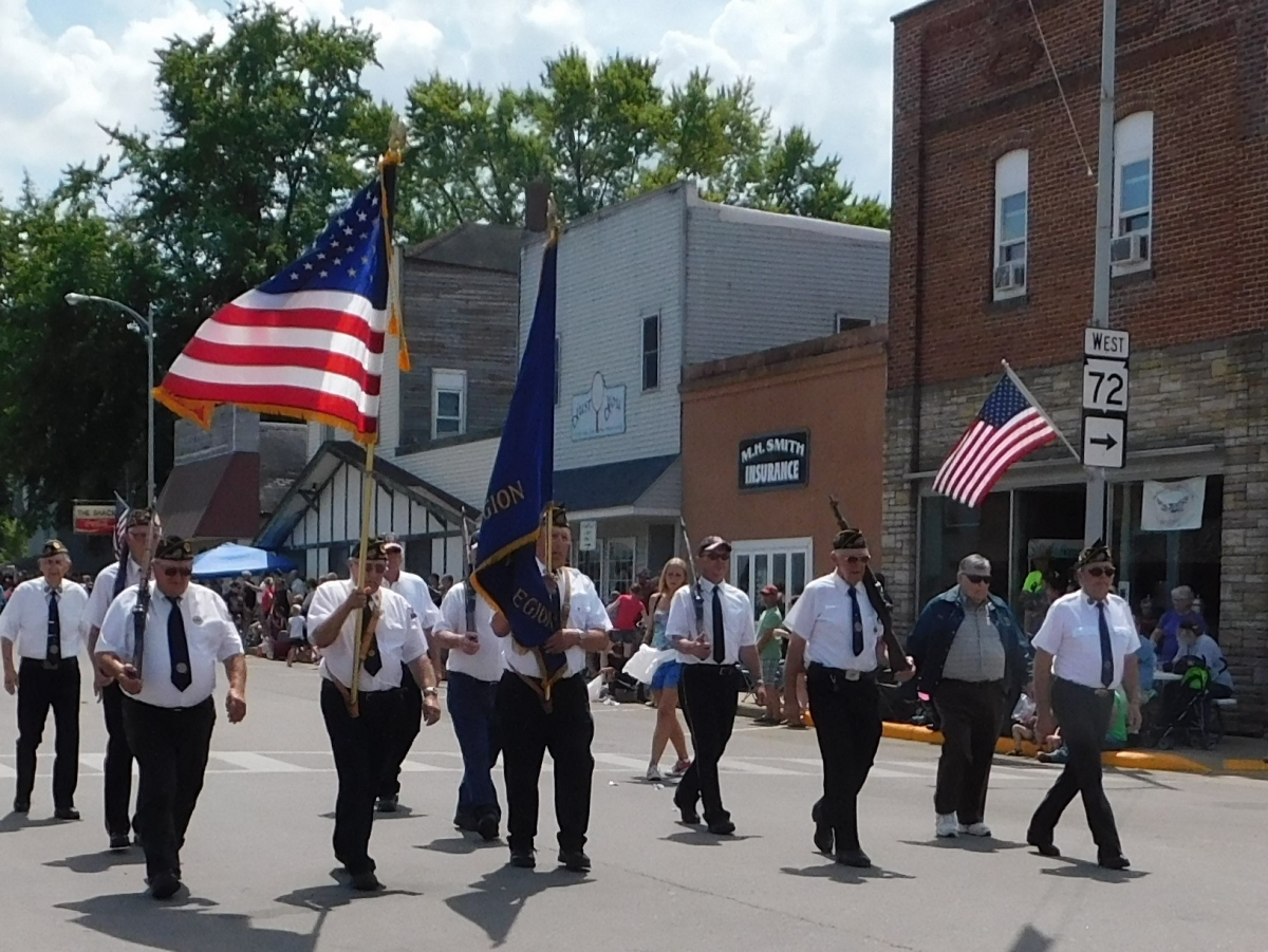 Honor Guard in the UFO Day parade