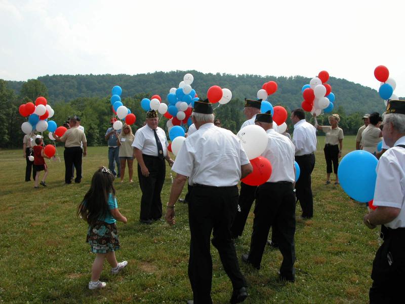 Memorial Day Balloon Release For Kids 2008
