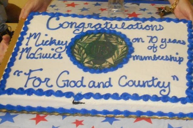 2017 - Mickey Maguires 70th year of Continuous Service celebration
