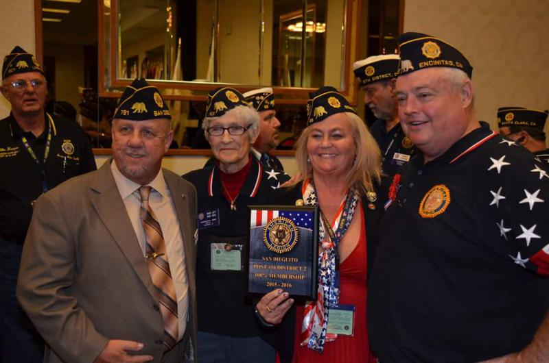 State of California American Legion Convention Post Awards 