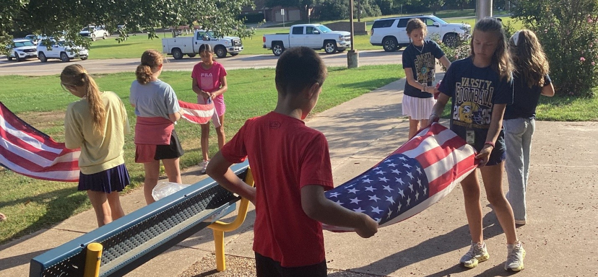 FLAGS GALORE AT GILBERT INTERMEDIATE