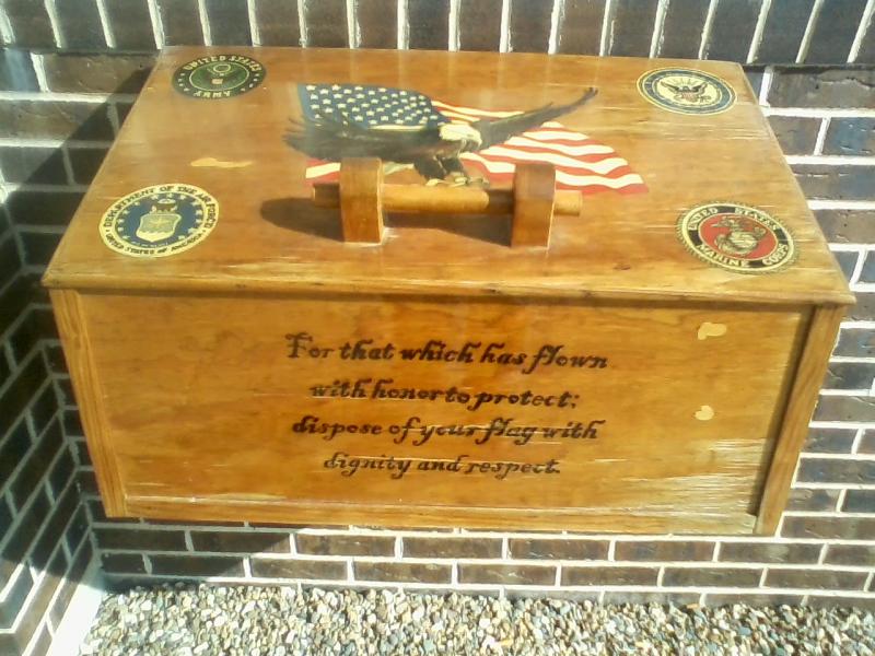 Retired Flag Box