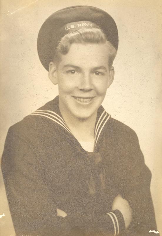 U. S. Navy WWII Vet - Herb Stover in 1945