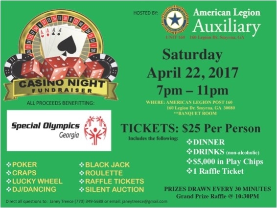 Casino Night for Special Olympics 2017