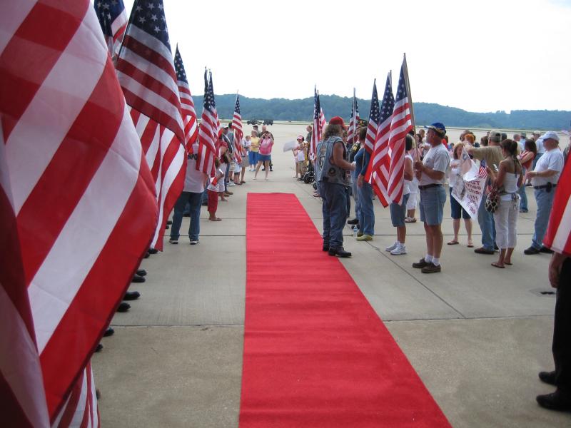 Red Carpet For Homecoming Troops