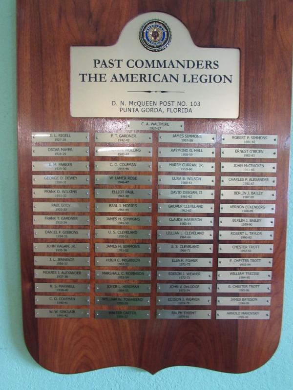 Past Commanders