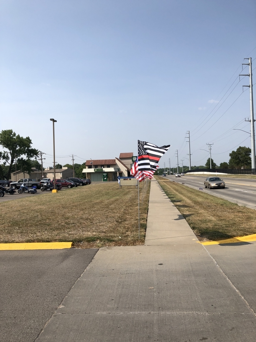 Flag lines and Radom Acts of Patriotism