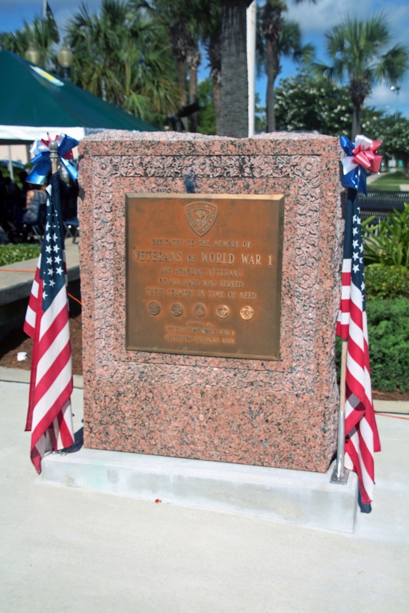 2019,05-23. Memorial Day Ceremony held at Veterans Square, Metairie La.