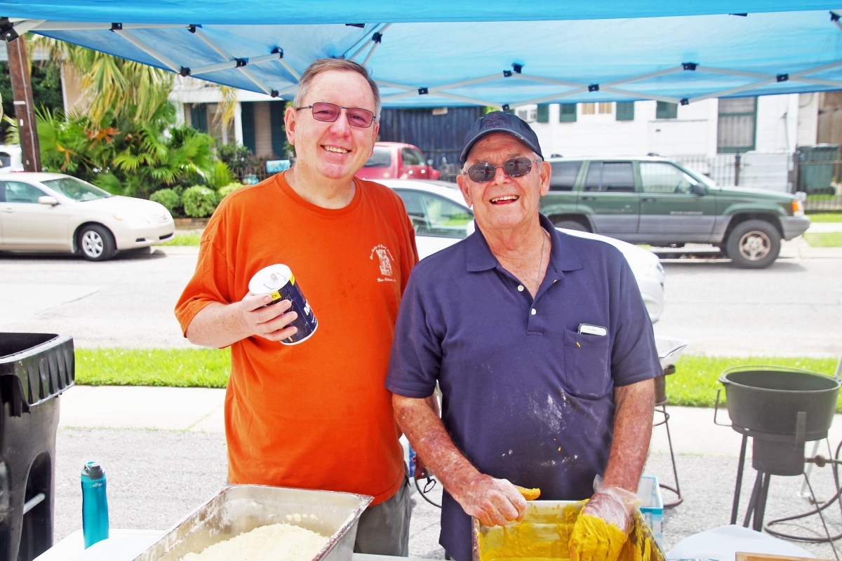 2019, 06/23. Post 307 working with St. Stephens Church in New Orleans to raise funds to feed the poor in the Parish.