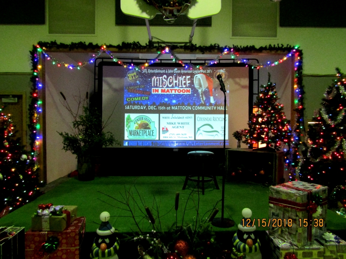 Post 287 Comedy Show in Mattoon, Wisconsin The American Legion