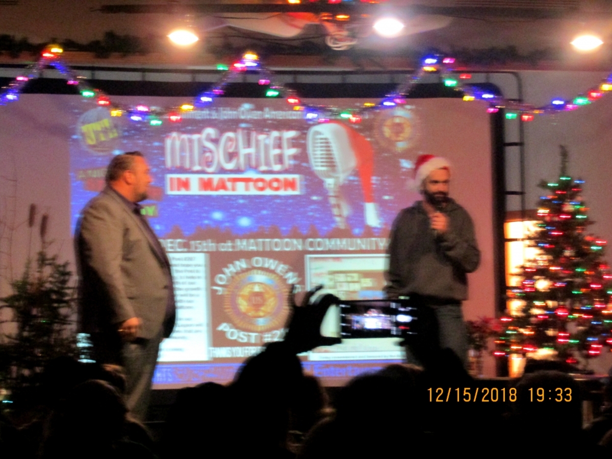 Post 287 Comedy Show in Mattoon, Wisconsin The American Legion