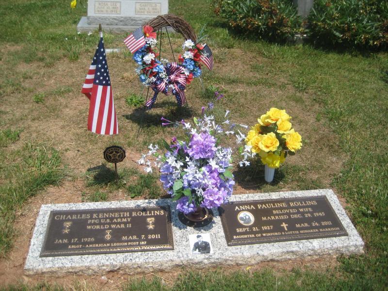 Remembering C. K. Ken Rollins - WW2- Silver Star, Bronze Star and Purple Heart