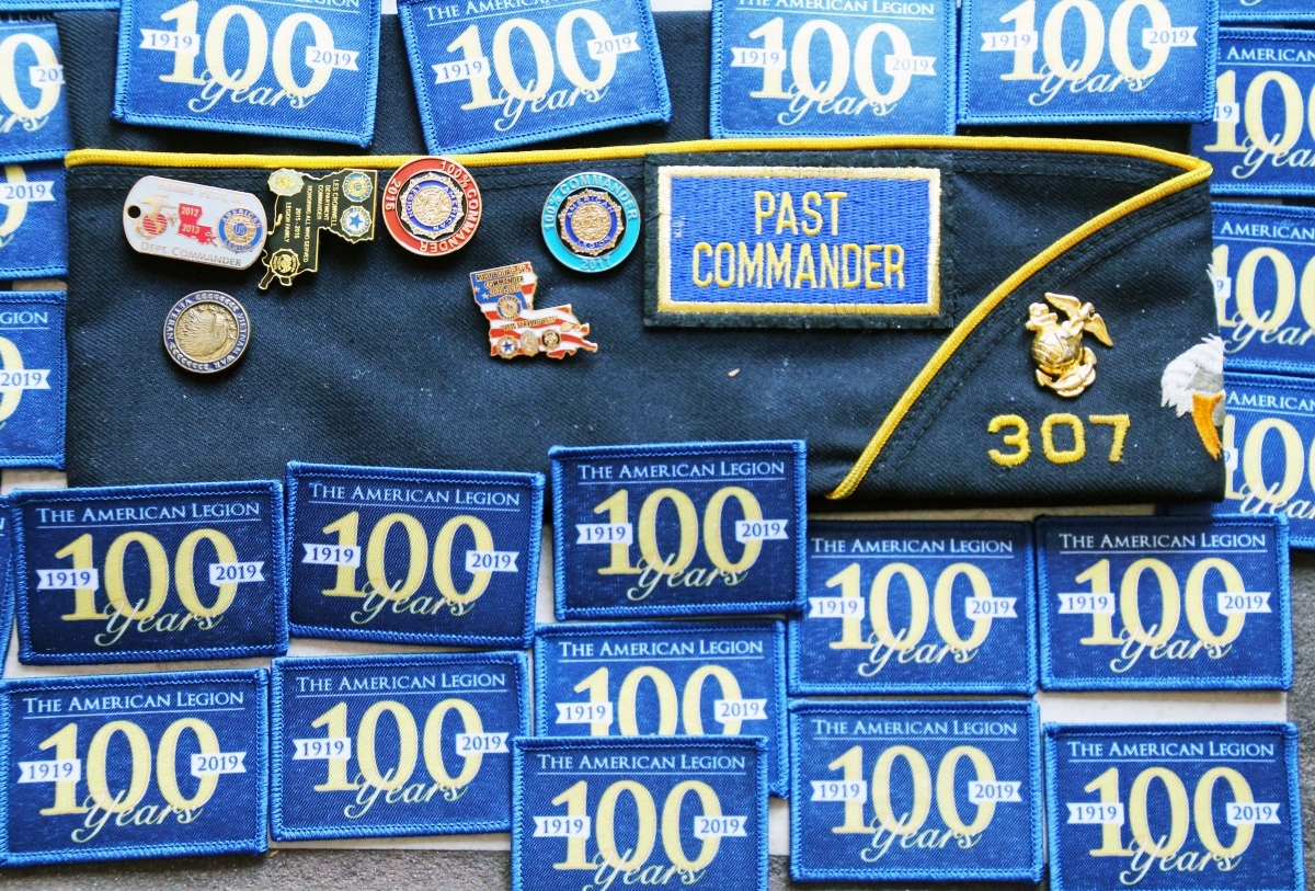 2018, 05-24- Centennial Patch Distributed to Post 307 Members