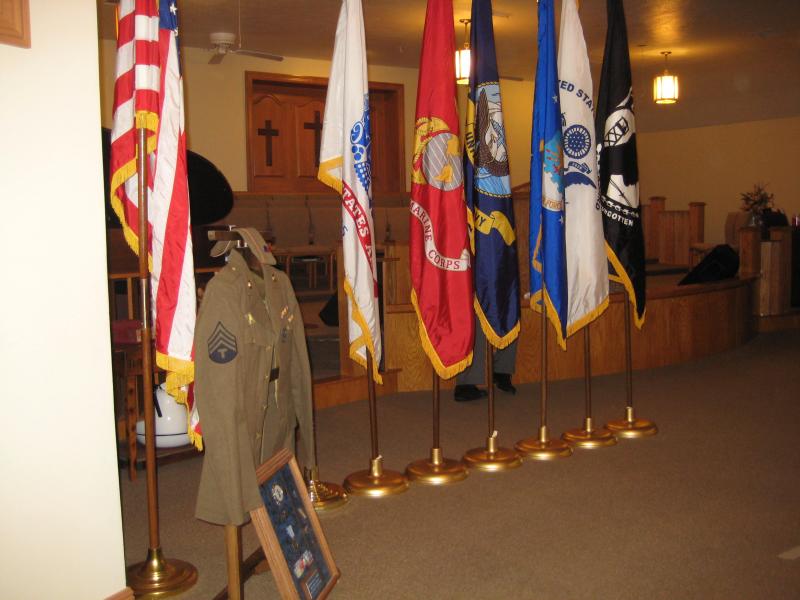 Veteran Day Service at Bancroft Church of God