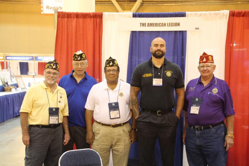 2017-07/25. The American Legion Table at the  VFW Convention in the NEW Orleans Convention Center
