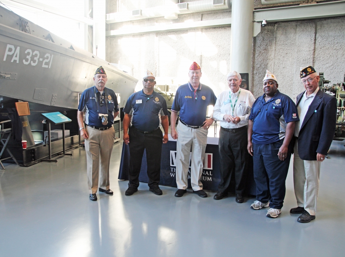 National Commander Visits WW II Museum in New Orleans La. 
