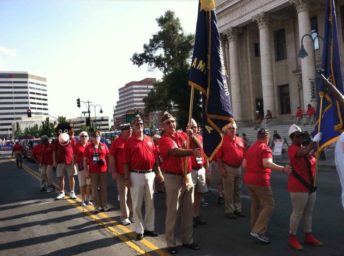 Post 287 Colors at the 99th American Legion National Convention Parade