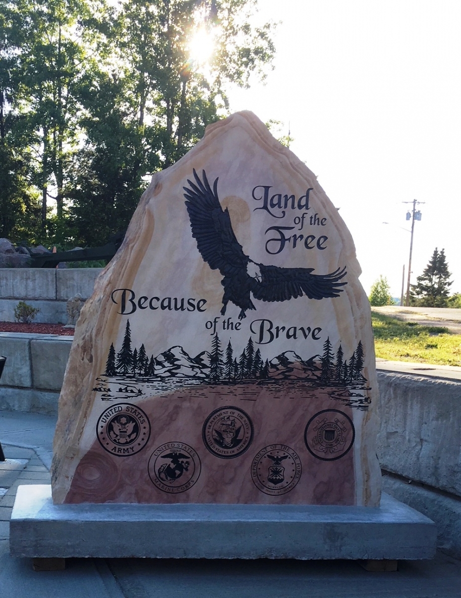 Veteran's Park Monument - June/July 2018