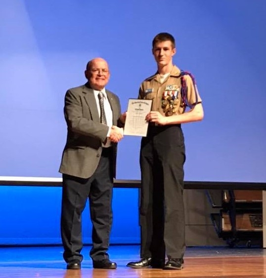 2019 Boys State Scholarship Winner