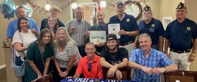 Stephenville American Legion Post 240 WWII Navy Veteran’s 100th Birthday celebration