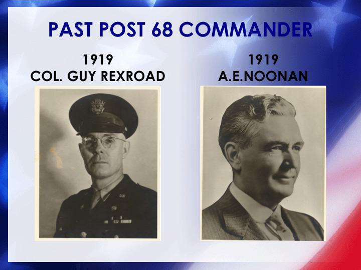 Past Post Commander 1919-2018