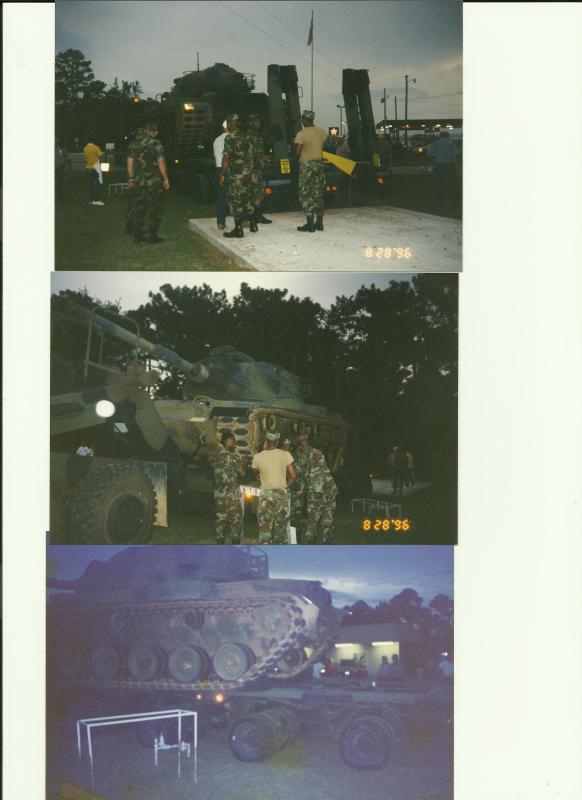 AMERICAN LEGION POST 99 NEW U.S. ARMY TANK ARRIVES