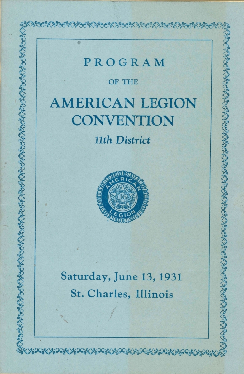 American Legion Convention program