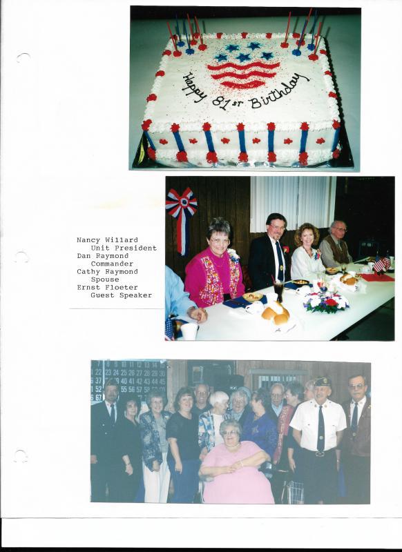 American Legion Celebrates their 81th birthday 2000