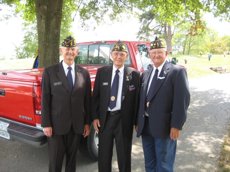 Three All - American Veterans of Post # 187