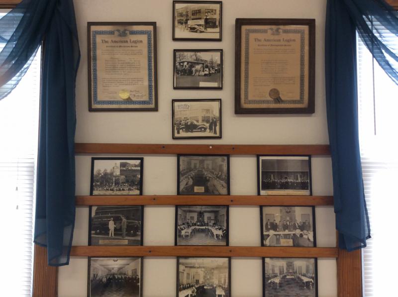 Historical photographs of the Post, fundraisers and Executive Board