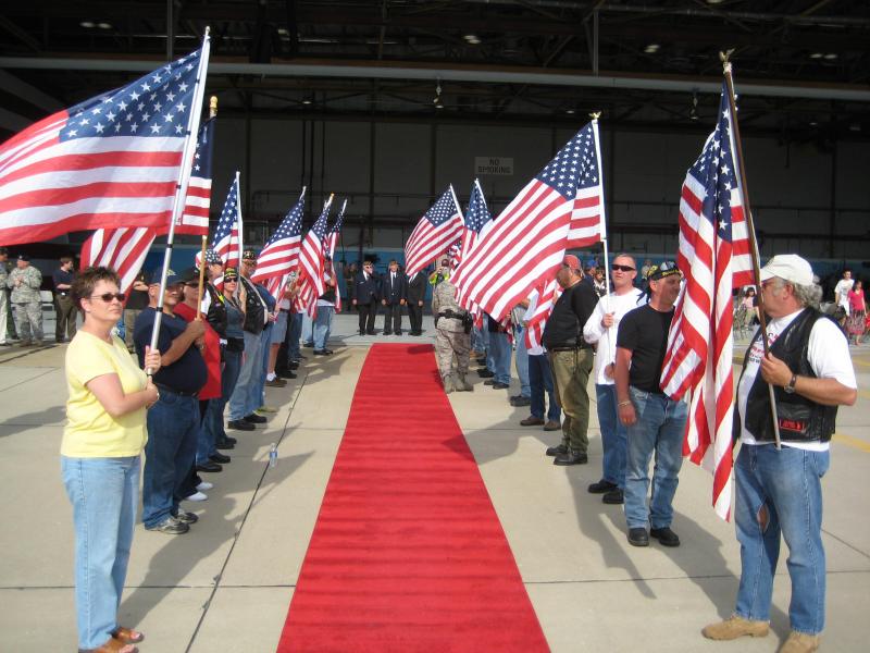 Red Carpet For Returning Troops - June 2008