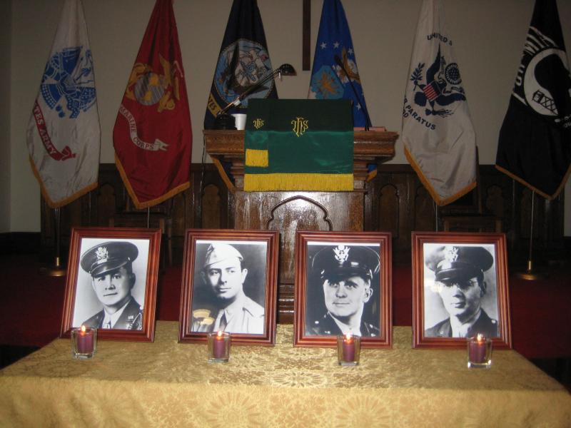 Four Chaplains Memorial Service - Photos of the Chaplains