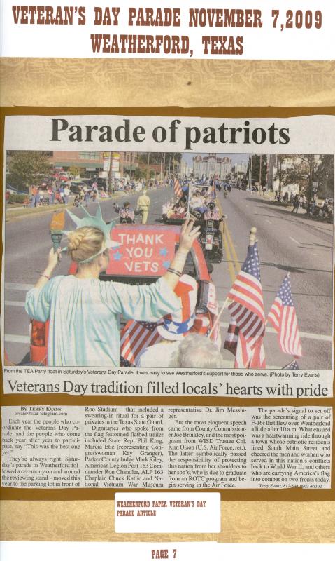 The Parade and the American Flag