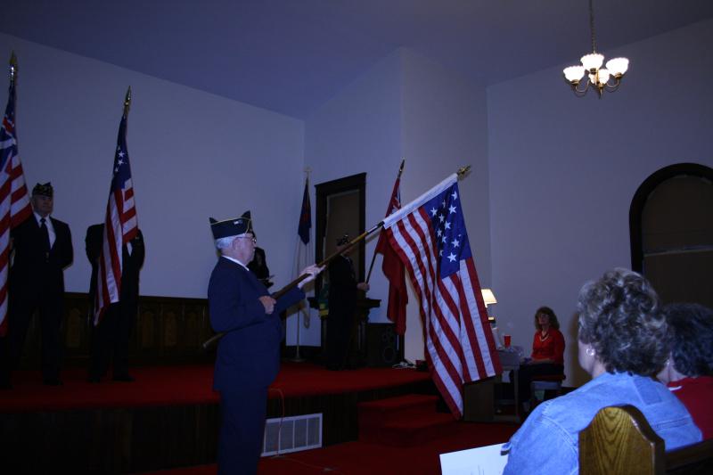 History Of The Flag - Lawrence Stover At Winfield Presbyterian Church