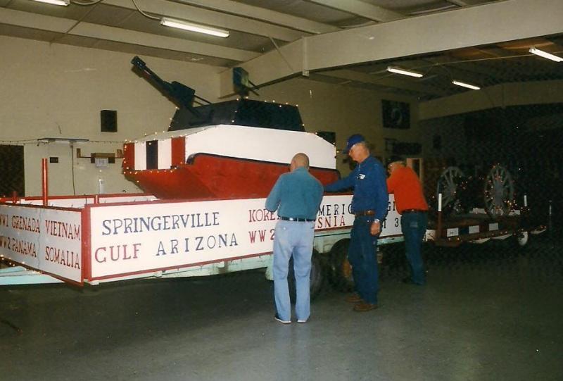 Post 30 Participatiion in Annual Fourth of July Parade in Springerville