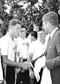 Who was elected president of Boys Nation the year Bill Clinton attended?