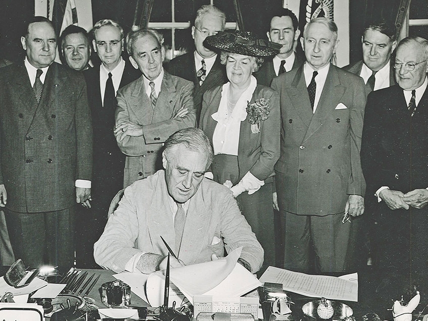 The GI Bill signed into law