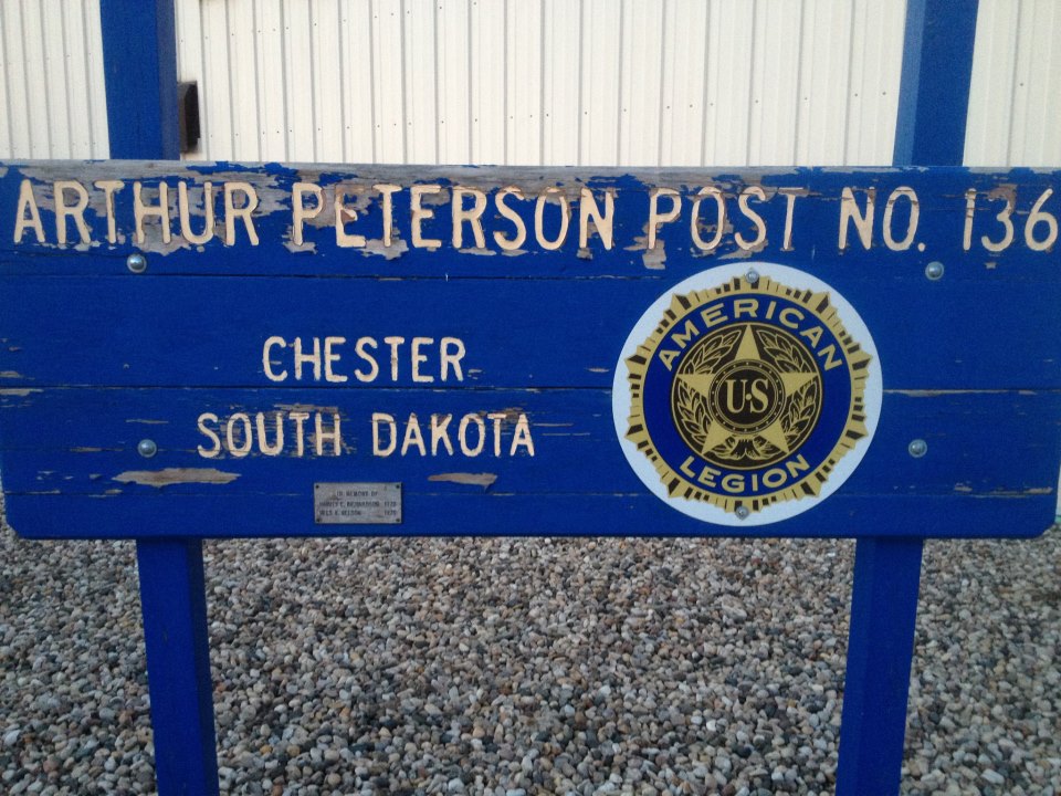 Post 136 Chester, SD, South Dakota