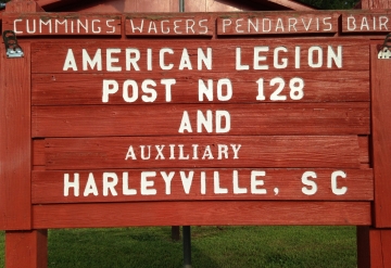 Post 128: Harleyville South Carolina