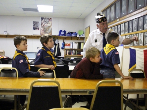 Wolf Pack 60 holds meeting at Dick Munkres Post 287