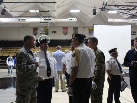 Veterans Day Assembly at the Savannah High School