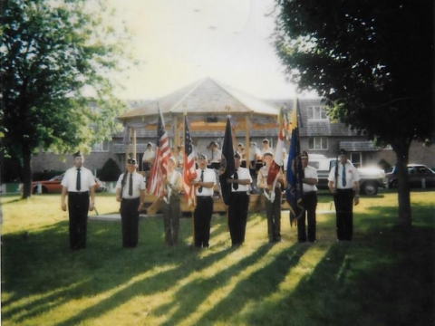 June 15, 1985 - Peterson Park, Pause for the Pledge, and Flag Burning Ceremony