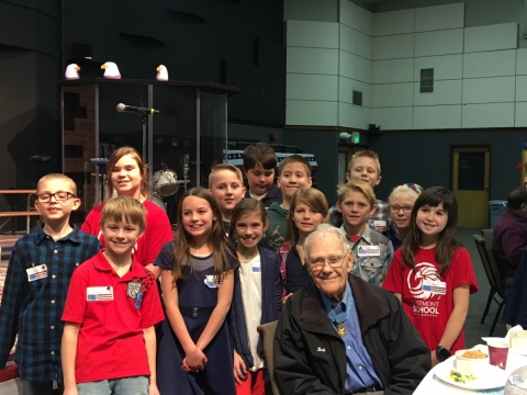 Veterans Appreciation Celebration and Luncheon at Eastmont School (November 7, 2017)