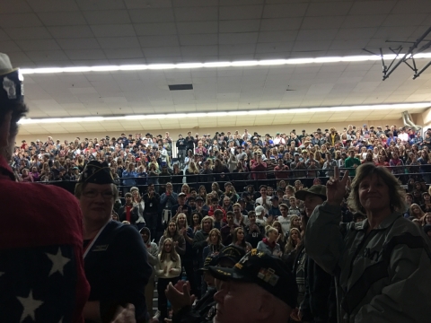 Veterans Day Assembly at Bend High School (November 9, 2017)