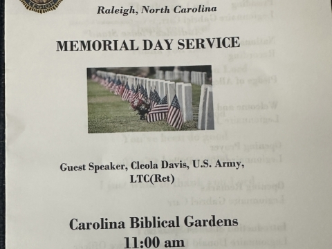 Memorial Day Service 2024