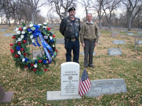 Honoring PFC Floyd K Lindstrom