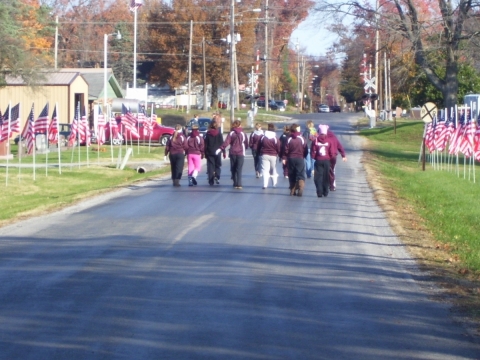 Dedicate Flags at Masonic & Odd Fellow Cemetery