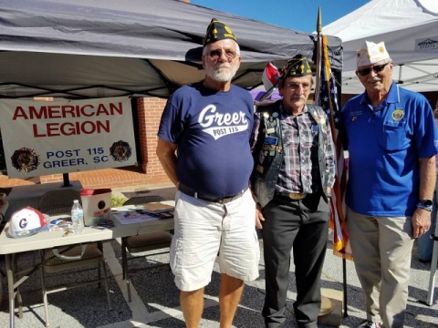 Greer Post 115 At Octoberfest 2016 Recruitment Booth