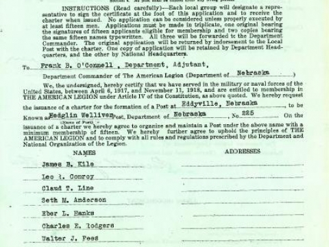 1925 Charter