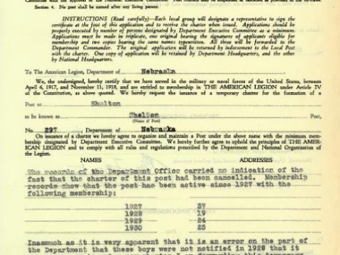 1930 Charter